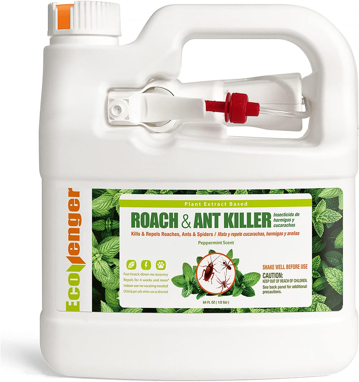 EcoVenger Roach & Ant Killer 64 oz - Natural & Non-Toxic Solution