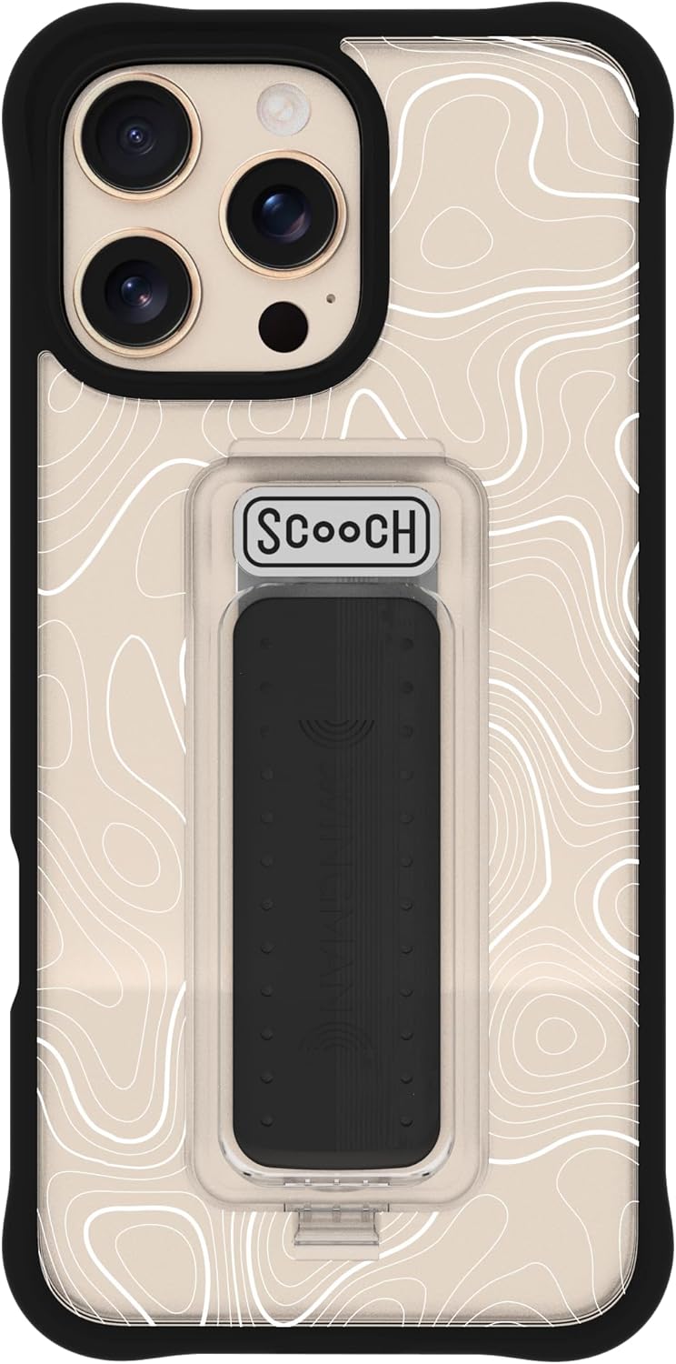 Scooch iPhone 16 Pro Max Case with 5-in-1 Kickstand Features