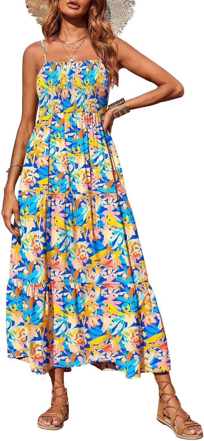 PRETTYGARDEN Women's Summer Maxi Dress for Casual Beach Wear