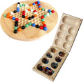 Chinese Checkers Board Game with Mancala Set - Portable Family Play