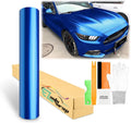 60in x 360in Royal Blue Matte Metallic Satin Pearl Vinyl Wrap Sheet
