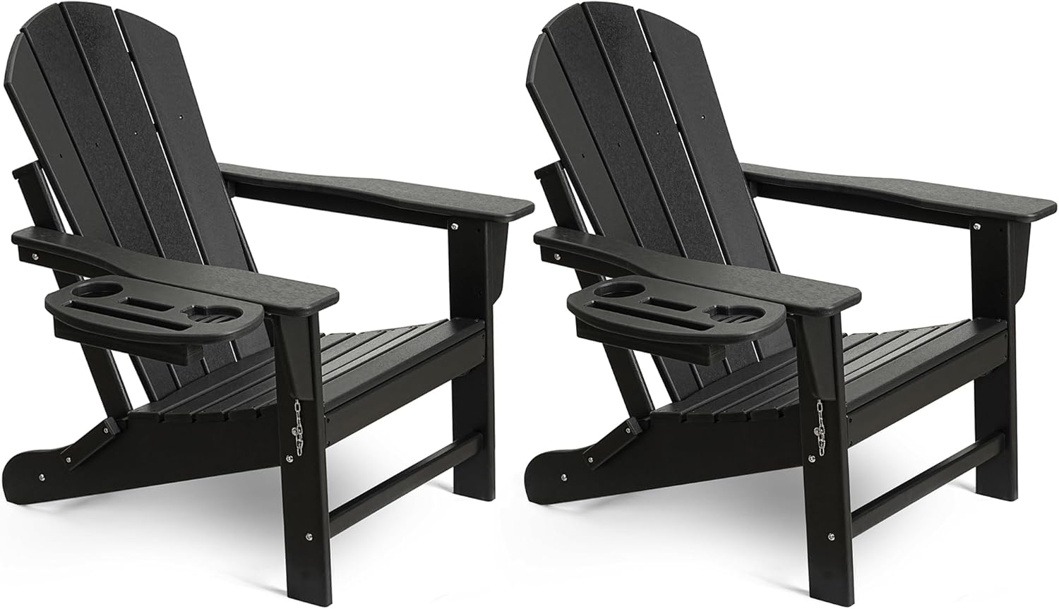 Adirondack Chair Set of 2 - Durable Folding Chairs for Relaxation