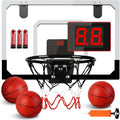 Pro Room Basketball Hoop Over The Door - Indoor Hoop with Electronic