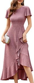 BeryLove Women Sequin Formal Party Dress for Elegant Events