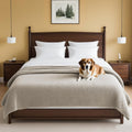 Plush Chenille Couch Cover for Dogs Pets Blanket - Soft, Anti-Slip Fit