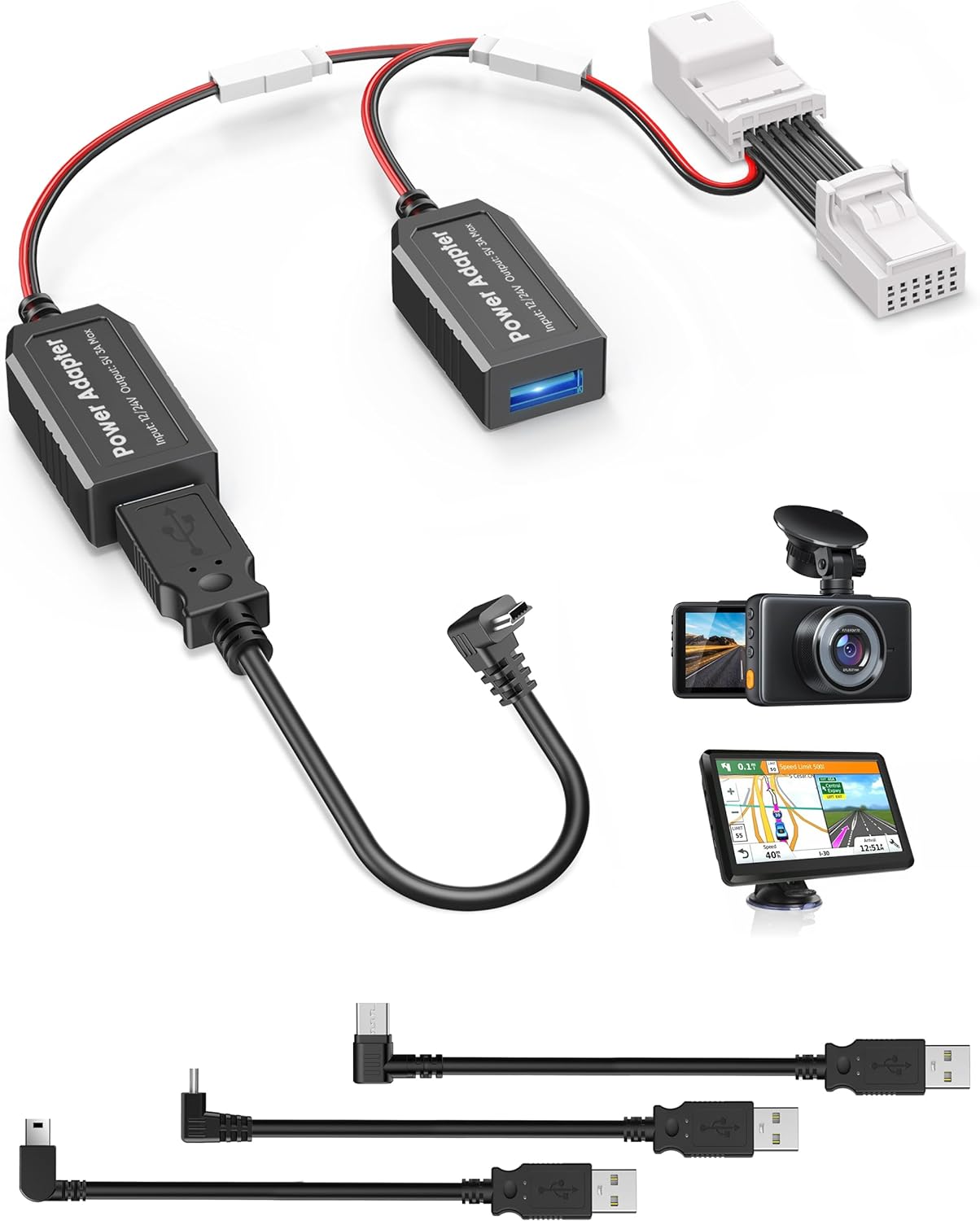 Dash Cam Power Adapter for Toyota and Lexus Vehicles