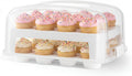 EXTRA TALL DOME Cupcake Carrier Carries 24 - Sturdy Transport