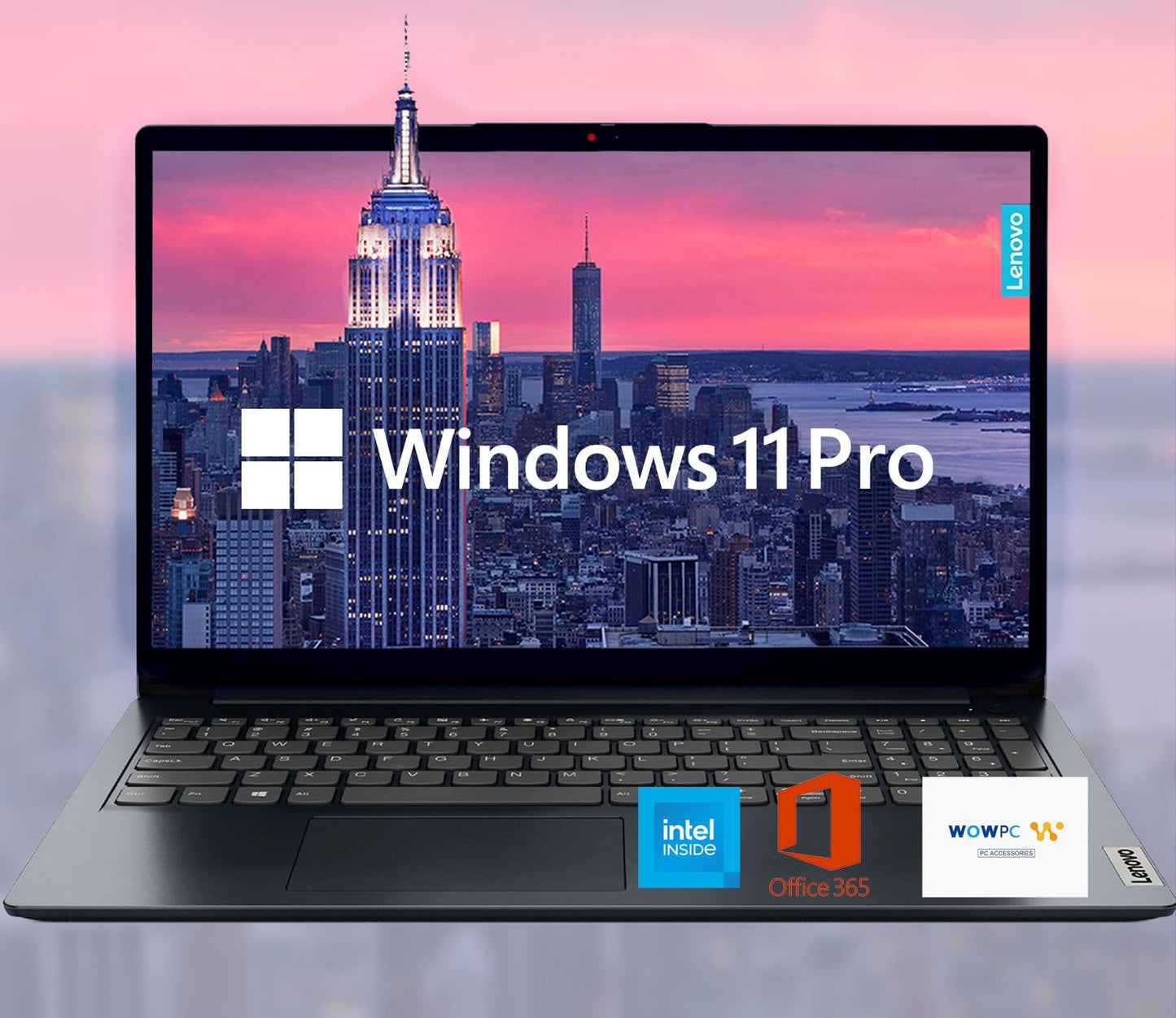 Lenovo IdeaPad 15.6 HD Anti-Glare Laptop with Microsoft 365