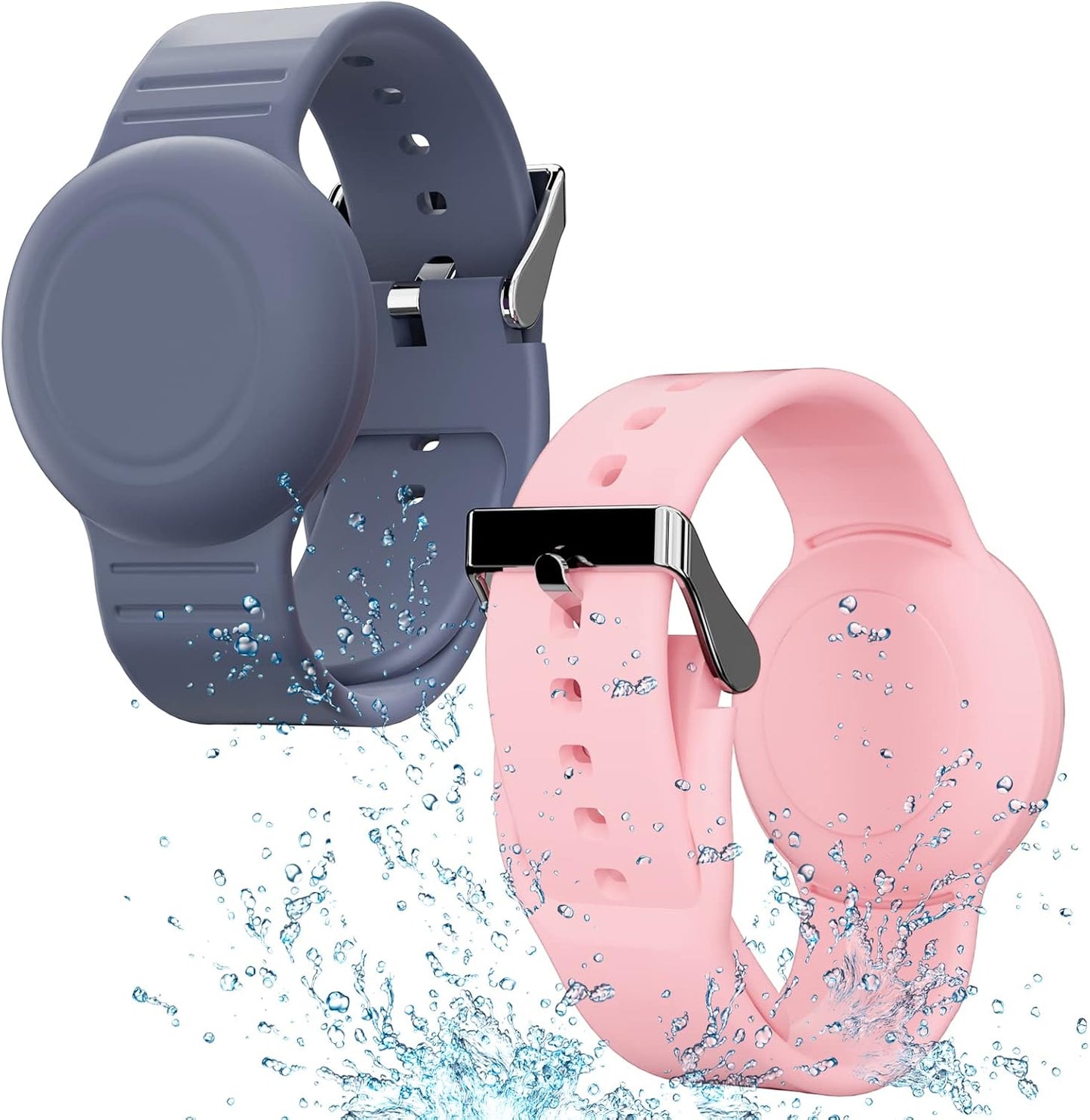 Kid's Waterproof Air Tag Bracelet Duo - AGMZ