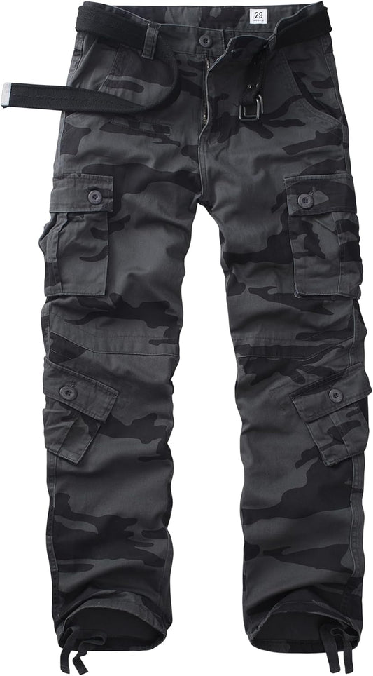 Men's Cargo Pants for Outdoor Adventures and Work with Pockets