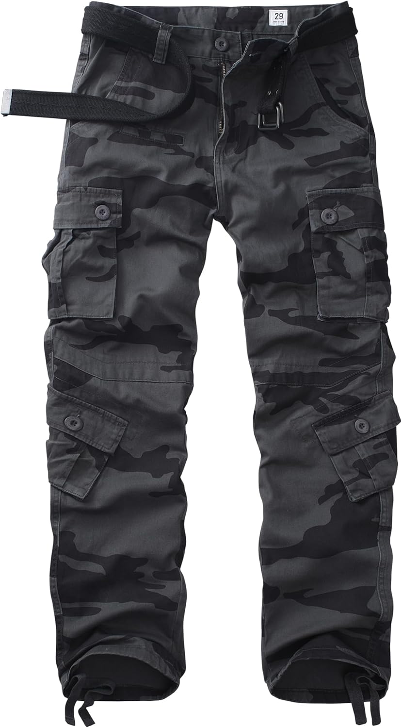 Men's Cargo Pants for Outdoor Adventures and Work with Pockets