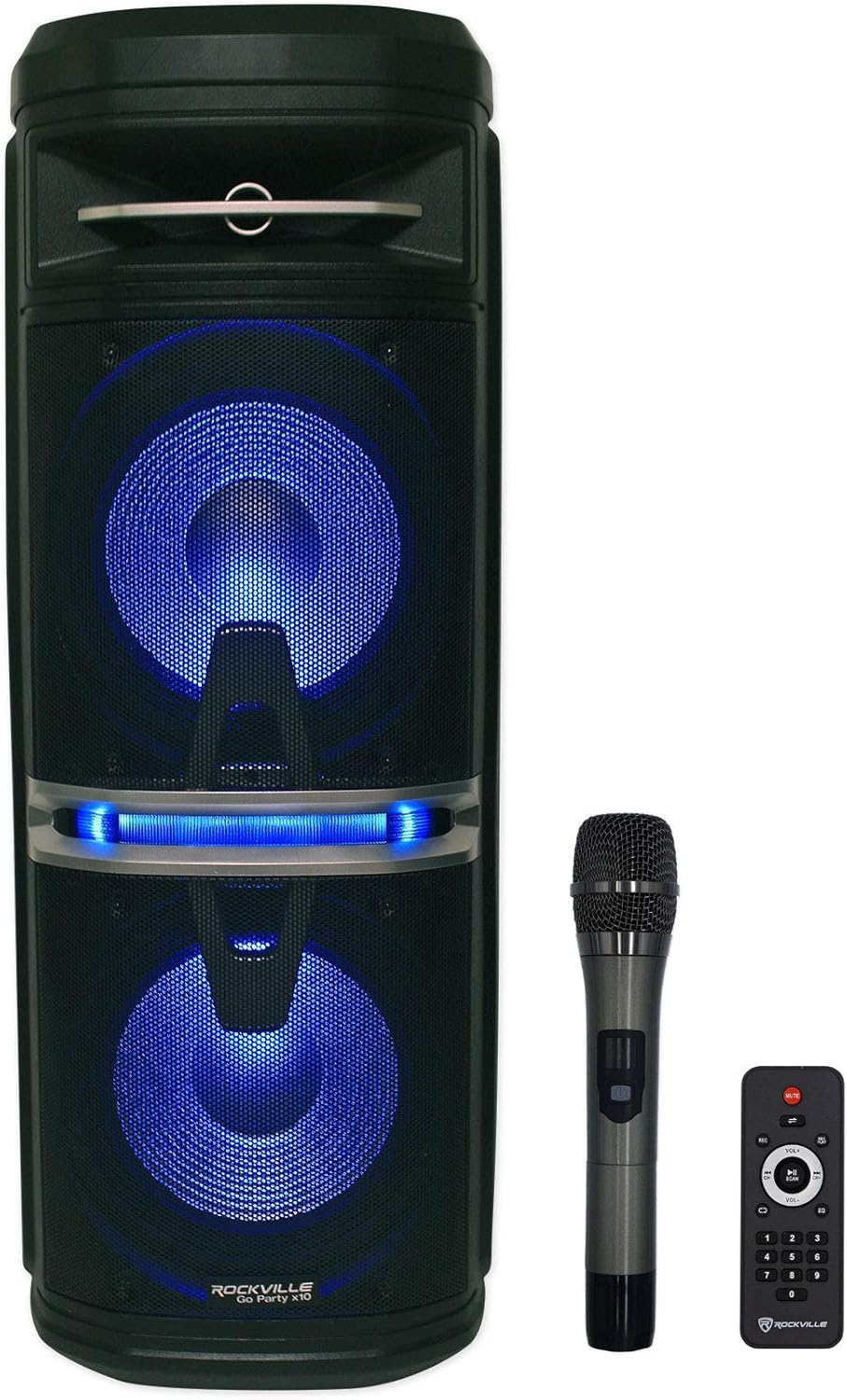 RockvilIe Go Party X10 Dual 10in Bluetooth Speaker Review