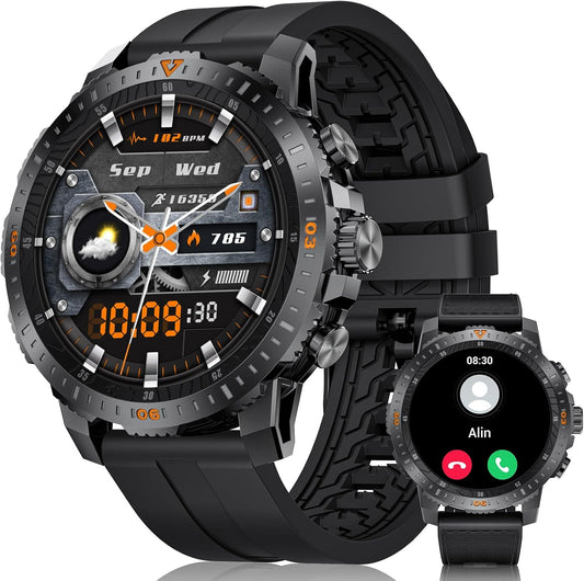 Stay Fit & Connected with HIRREO Military Smartwatch