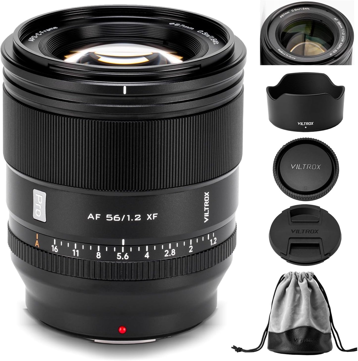VILTROX 56mm F1.2 Pro XF-Mount Lens for Stunning Portraits