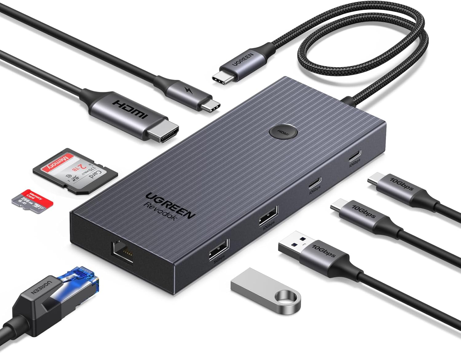UGREEN Revodok Pro 9 in 1 USB C Hub for Enhanced Connectivity