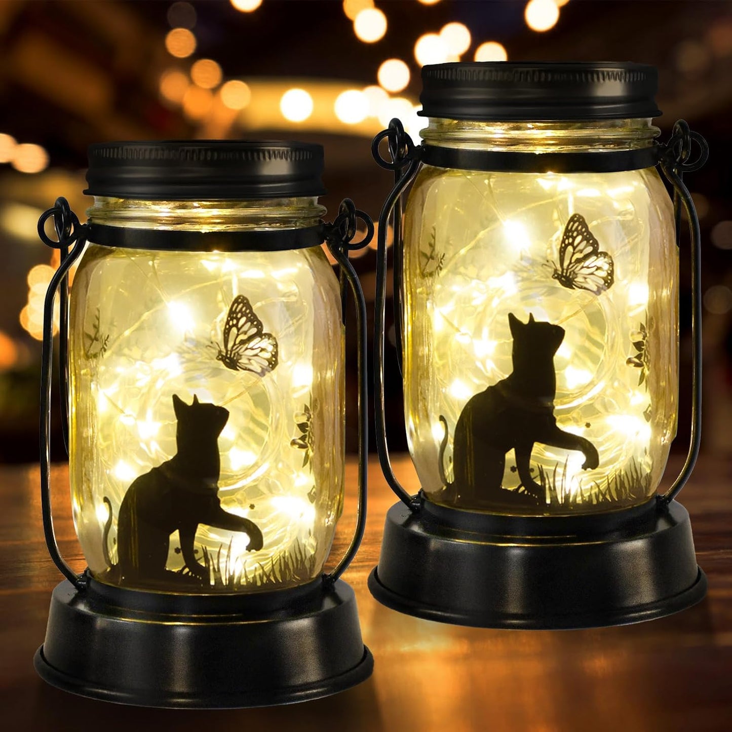 Charming Cat Solar Lanterns for Garden Decor and Gifts