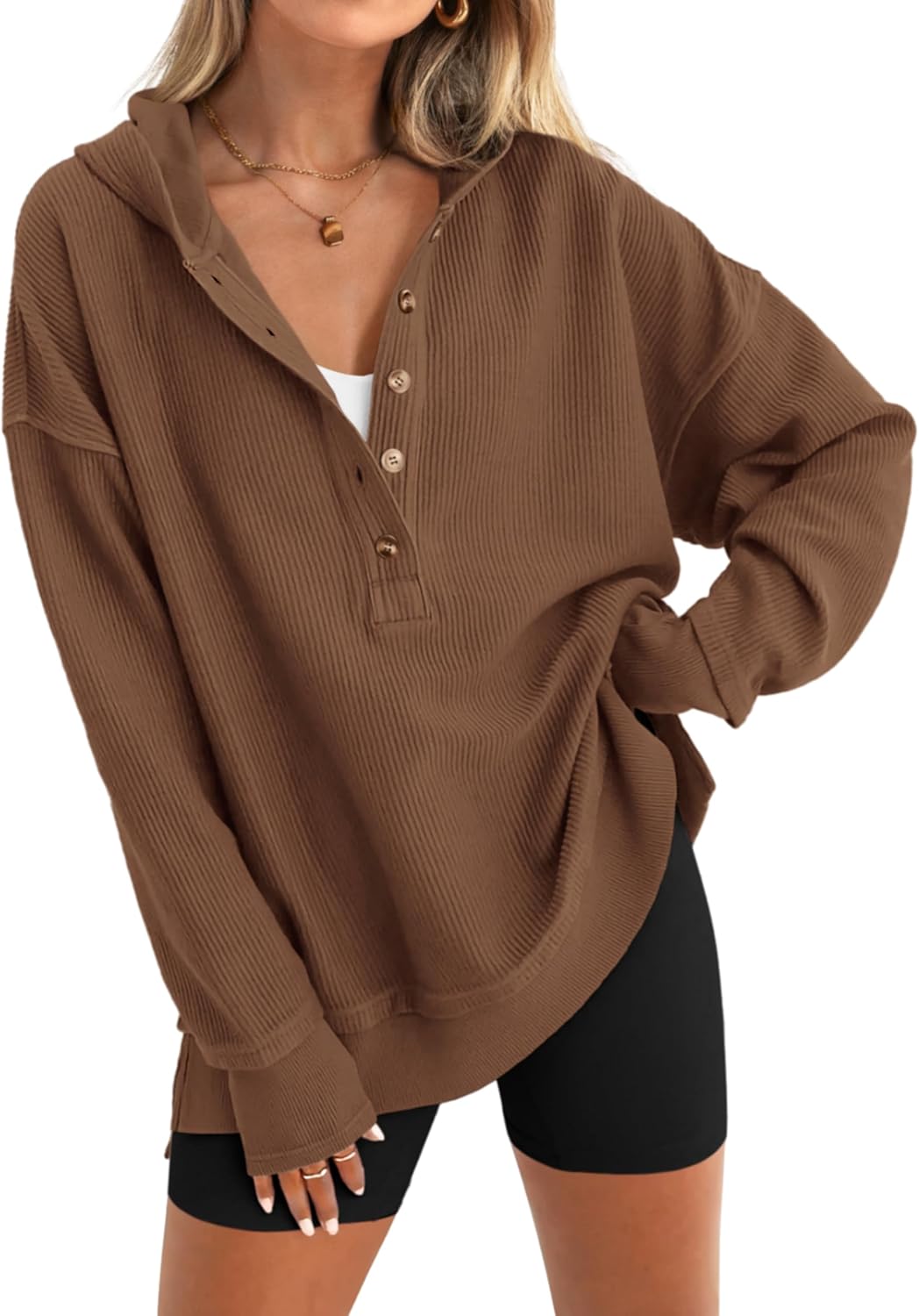 PRETTYGARDEN Womens Oversized Long Sleeve Hoodie for Fall 2025