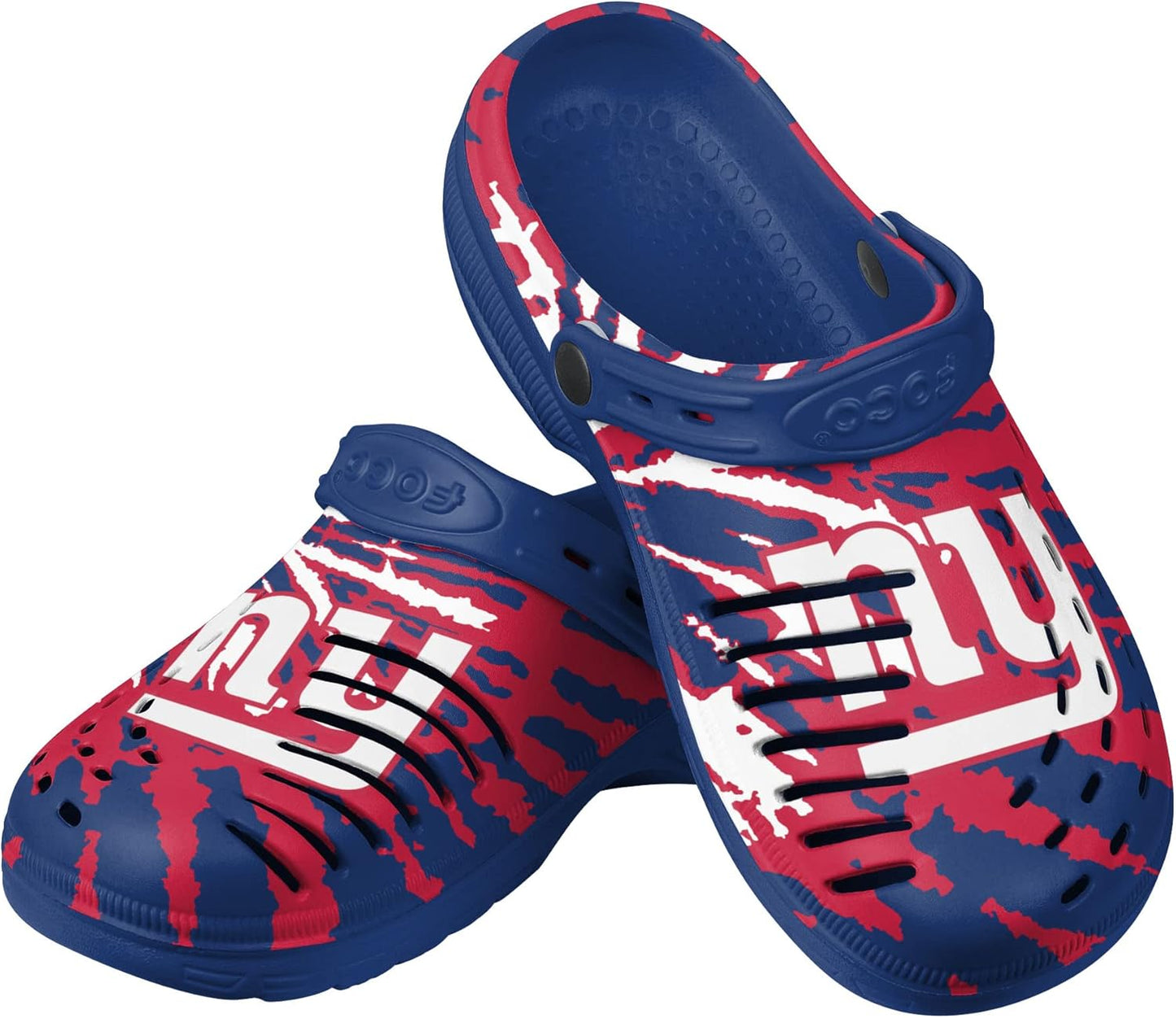 FOCO Men's NFL Team Logo Tie-dye Garden Water Sandals Shoes