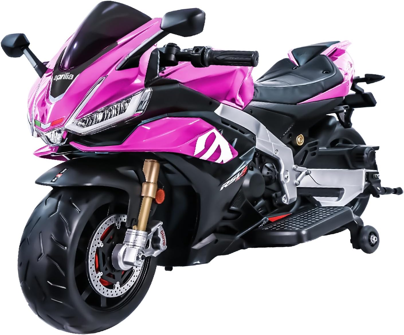24V Kids Motorcycle with Training Wheels for Safe Riding Fun