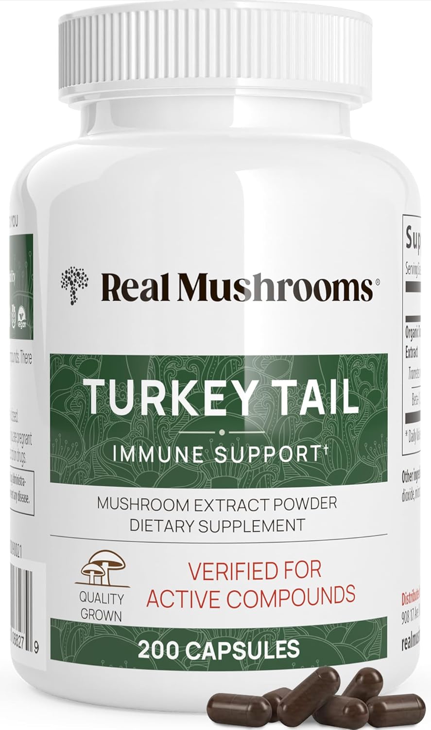Turkey Tail Capsules for Daily Wellness and Gut Harmony