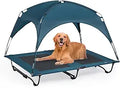 CANINE CANYON 47 in XLarge Elevated Cooling Dog Cot - Raised Canopy