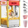 ROVSUN Popcorn Machine 8oz Kettle Countertop Popper - Movie Night