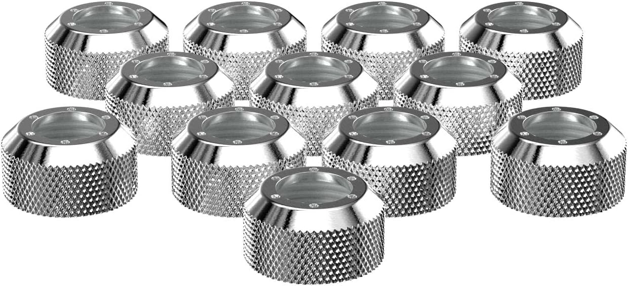 RSX Replacement Cap Switch Over Kit - 1/2in. - Silver Nickel