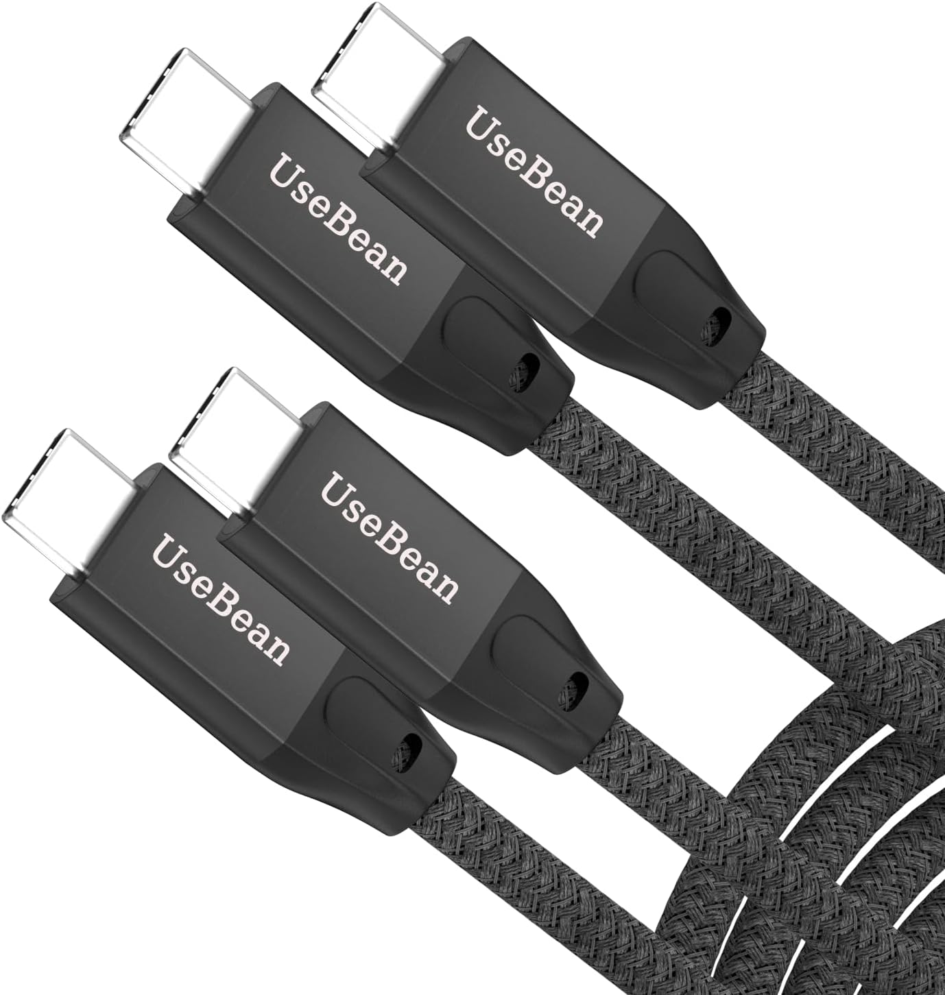 High-Speed 15FT USB-C Cable 2-Pack by UseBean