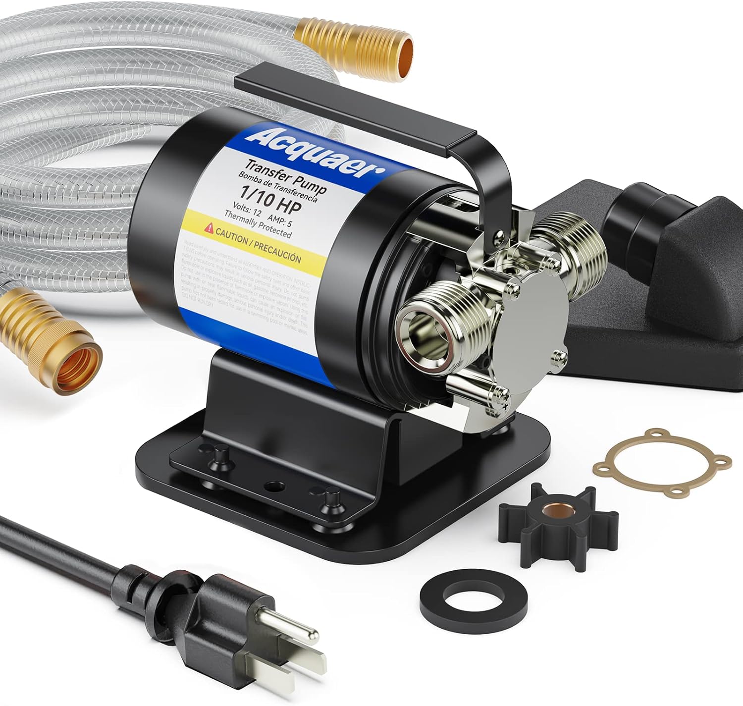 Acquaer Portable Electric Water Transfer Pump for Multiple Uses
