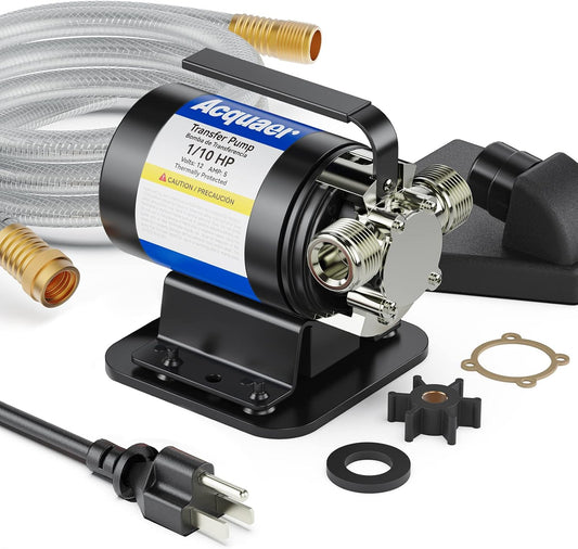 Acquaer Portable Electric Water Transfer Pump for Multiple Uses