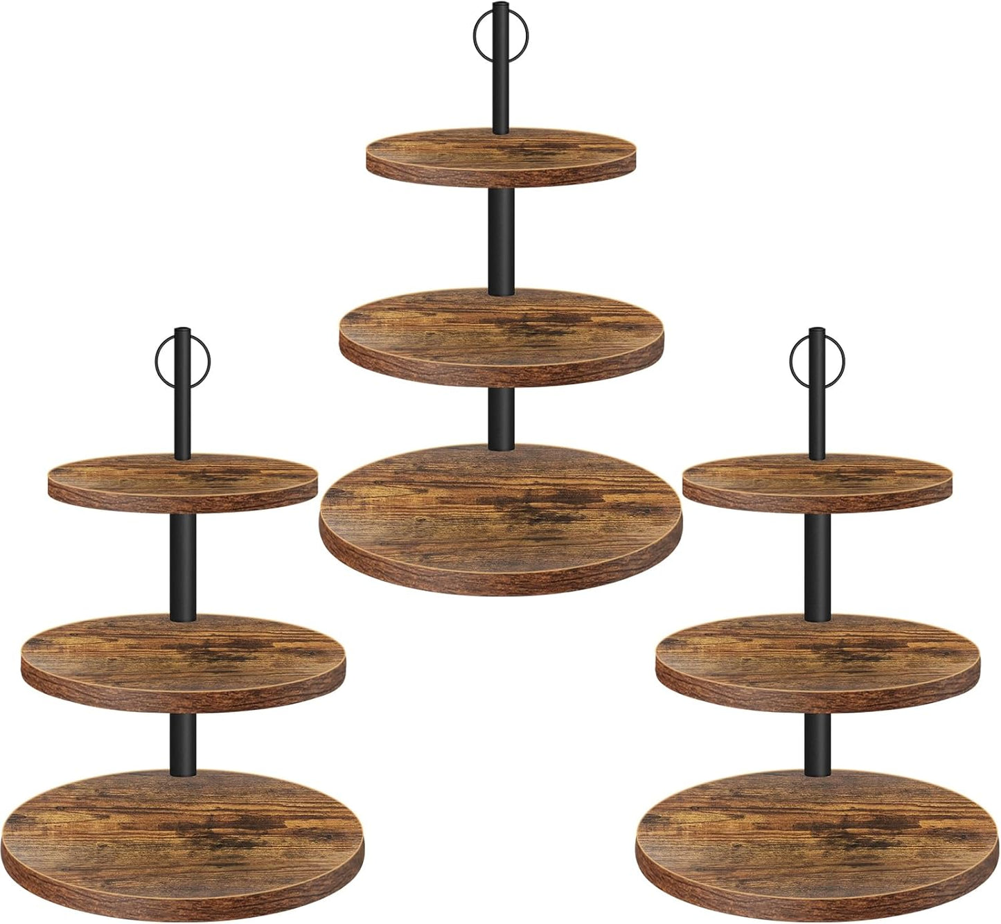 3 Tier Large Cupcake Stand for 50 Mini Cupcakes Display Set