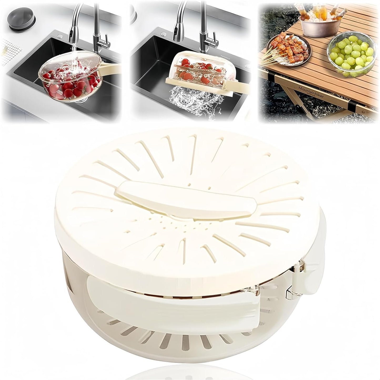 2-in-1 Fruit Drainer & Preserver  FENGSHOUNIAN