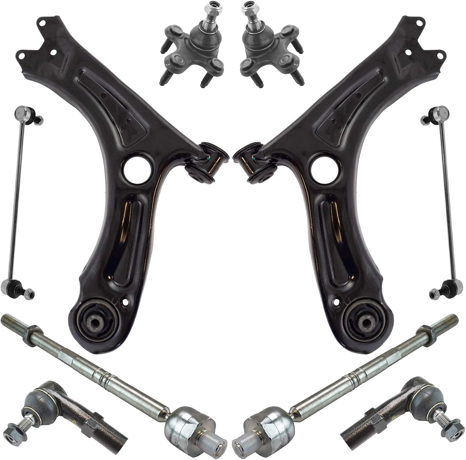 TRQ Front Steering & Suspension Kit for 2011-2018 Volkswagen Jetta