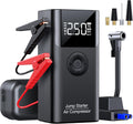 Jump Starter with Air Compressor - Portable 3500A Jump Box for Cars