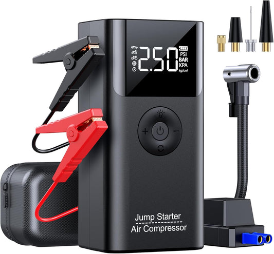 Powerful LERTIN Jump Starter: 3500A Boost!