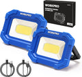 WORKPRO LED Work Light Rechargeable 2000LM COB Flood Light - Portable
