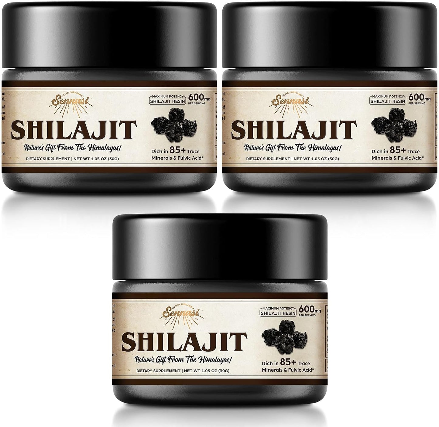 Pure Himalayan Organic Shilajit Resin for Energy & Immune Support