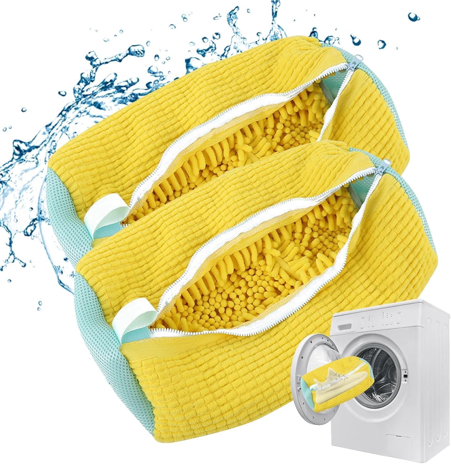 Reusable Shoe Washing Bag 2 Pack - Keep Shoes Clean!