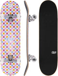 KMX Complete Skateboard for Beginners 31x8 in - Durable Daily Cruiser