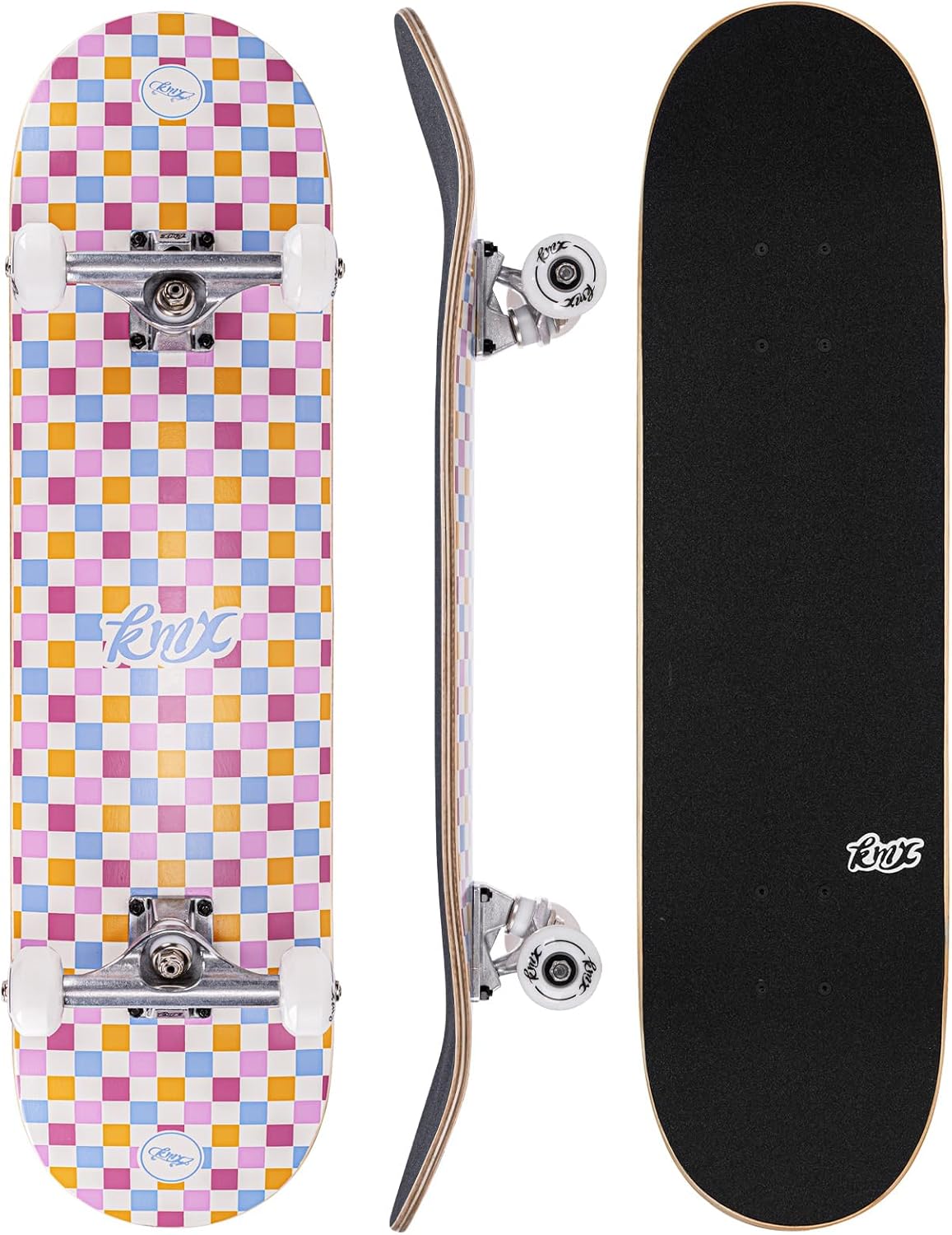 KMX Complete Skateboard for Beginners - Perfect for All Ages