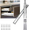 14 in Soft Close Drawer Slides 6 Pairs (12pcs) - Full Extension, 100