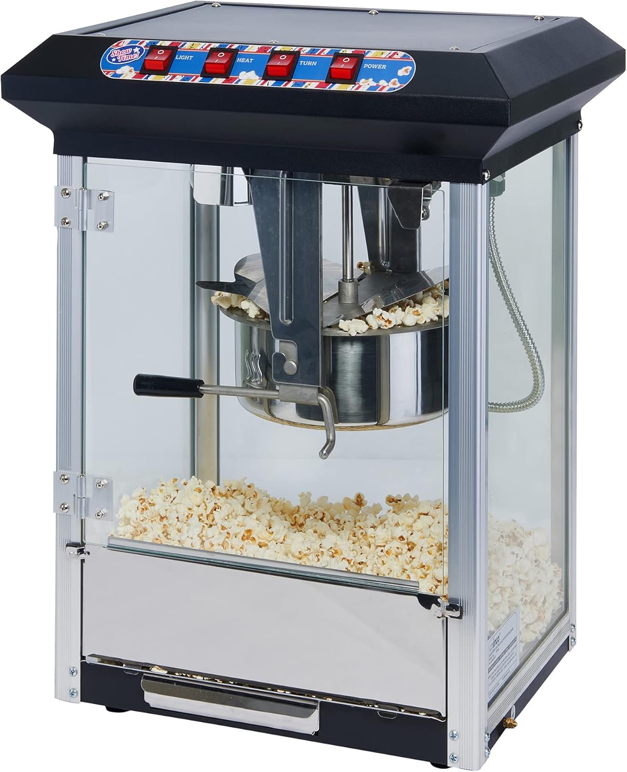 Winco 8oz Popcorn Machine - Pops Perfectly!