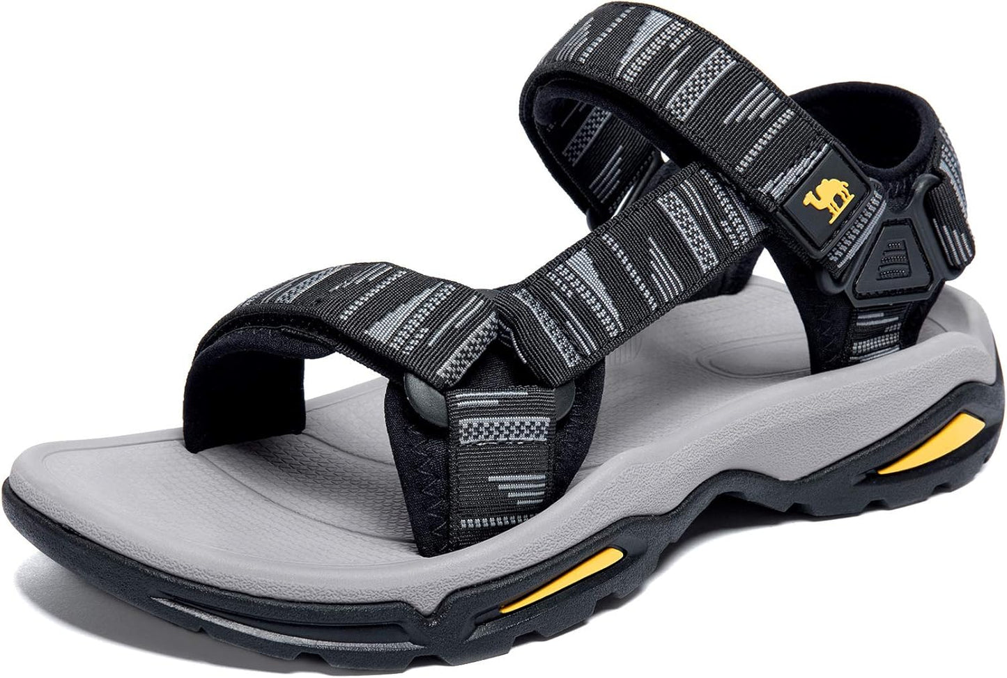 CAMEL CROWN Mens Waterproof Hiking Sandals with Arch Support