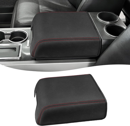Ford F150 XL XLT Center Console Cover - PU Leather Protector 2004-2014