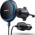 APPS2Car Wireless Car Charger with 15W Fast Charging - Magsafe Vent