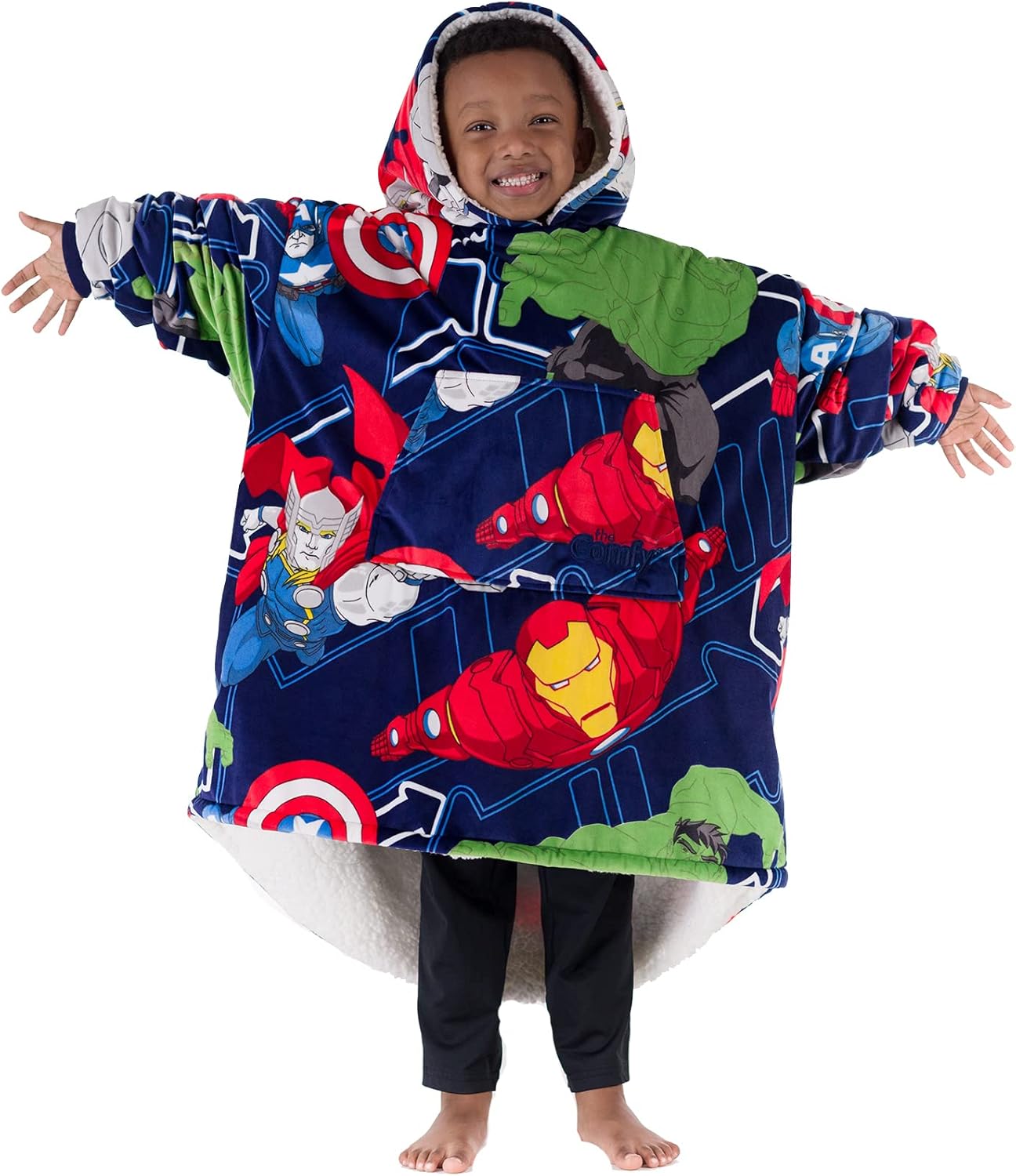 The Comfy Original Jr for Kids - Cozy Sherpa Fleece Blanket