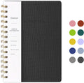 Spiral Notebook 6.10 in x 8.19 in College Ruled Journal - Portable PU