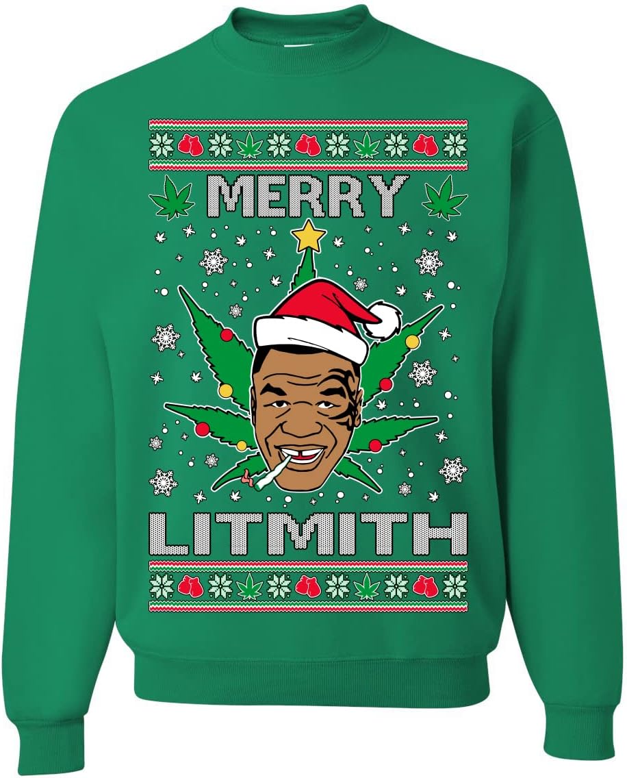 Wild Bobby Merry Chrithmith Ugly Christmas Sweater for All