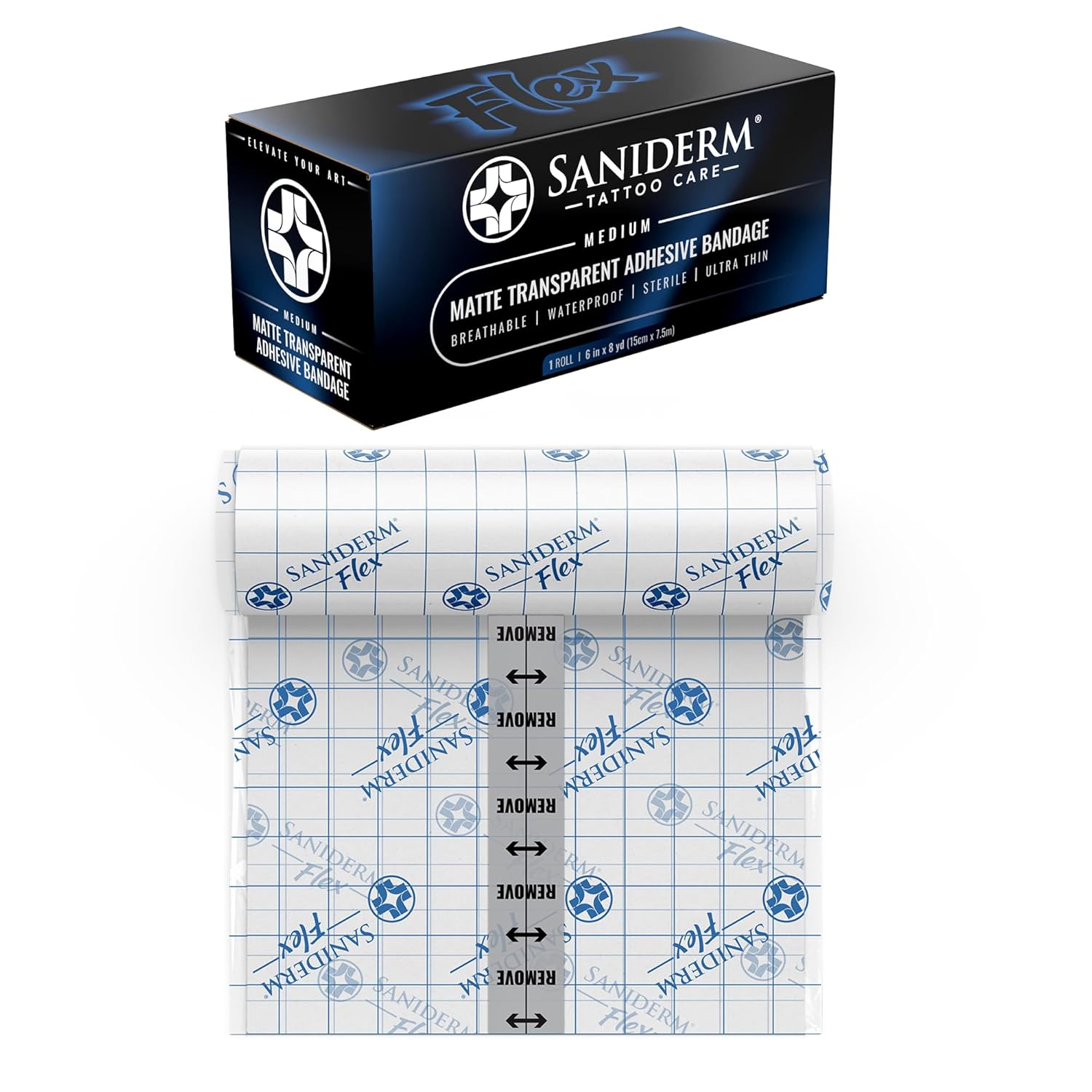 Saniderm Flex Tattoo Aftercare Bandage for Faster Healing