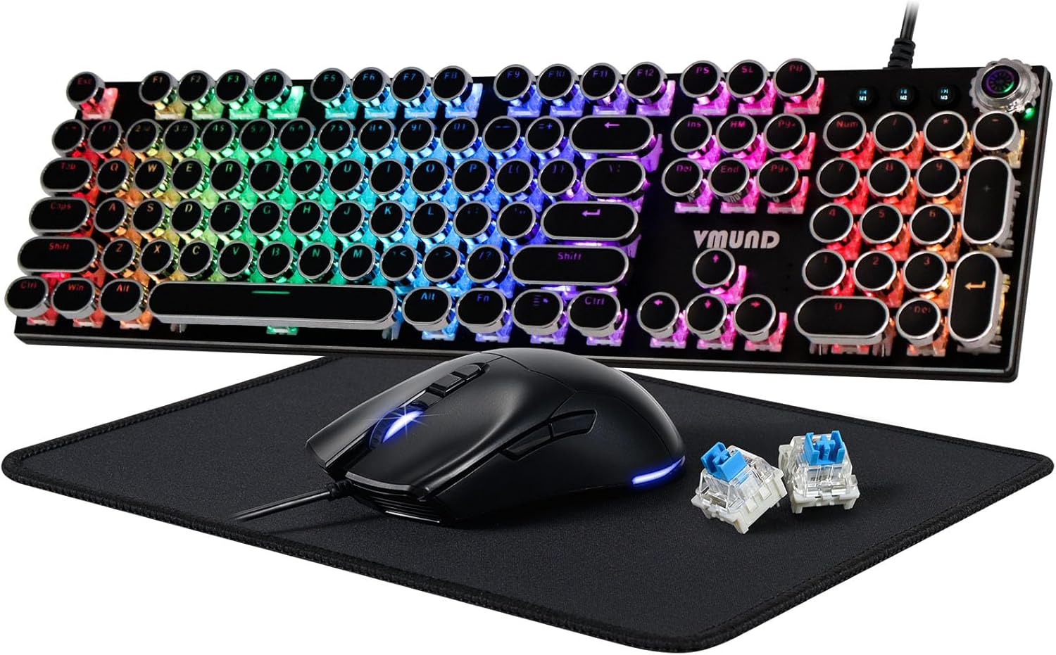 VMUND Rainbow Mechanical Keyboard Combo
